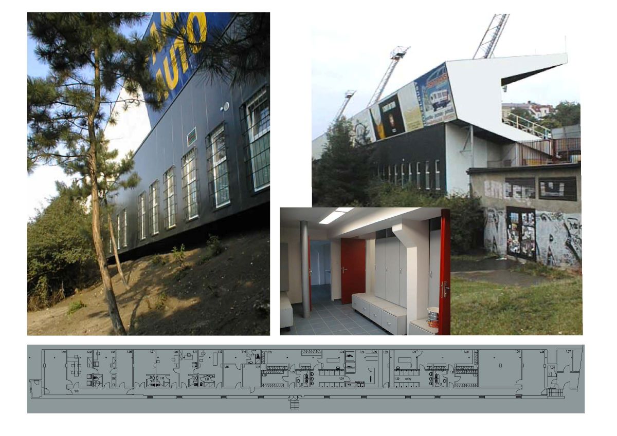 Občanská výstavba - Victoria Žižkov - zázemí